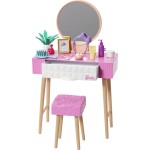 Mattel Barbie Έπιπλα Vanity Theme HJV32 / HJV35 194735095056