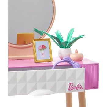 Mattel Barbie Furniture and Accessory Pack, Kids Toys, Vanity Theme HJV32 / HJV35 194735095056