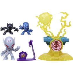 Hasbro Marvel Stunt Squad Villain Knockdown Black Panther and Ironman vs Ultron F7814 / F7834 5010994181000