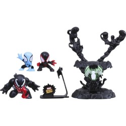Hasbro marvel stunt squad villain knockdown playset Spiderman and Miles Morales vs Venom F7814 / F7833 5010994181017