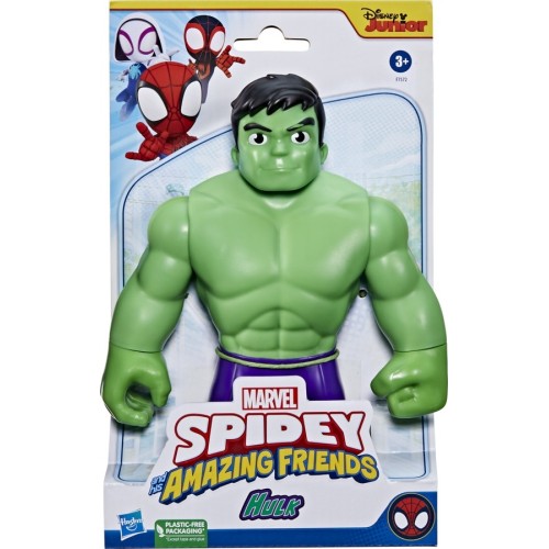 Hasbro Marvel Spidey And His Amazing Friends Supersized Hulk Φιγούρα Δράσης F7572 5010994181567