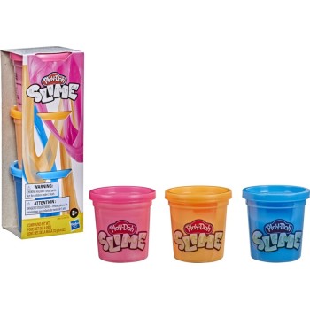 Hasbro Play-Doh Slime Compound 3-Pack Blue, Orange Pink E8789 / E8810 5010993766352