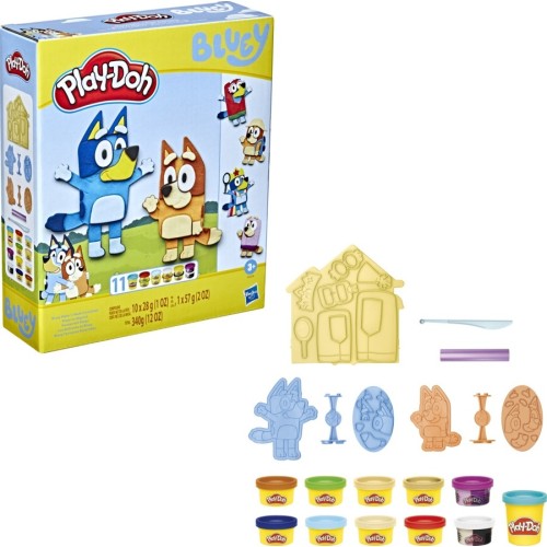 Hasbro Play-Doh Bluey Make And Mash Costumes Playset F4374 5010993981359