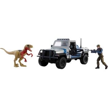 Mattel Jurassic World Truck Set, Atrociraptor Neo Όχημα Search and Smash Με Φιγούρα Και Δεινόσαυρο HKY13 194735110261