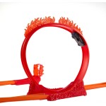 Mattel Hot Wheels Track Set, Fire-themed Ultimate Set and 1 Car, 16 Track-building Stunting Components HMC04 194735123872