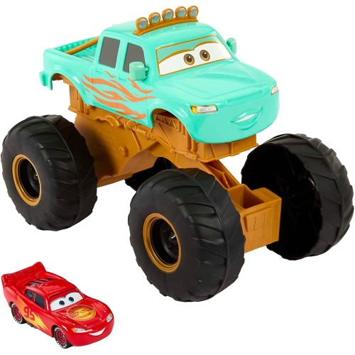Mattel Disney And Pixars Cars On The Road Circus Stunt Ivy Αϊβι Που Κάνει Άλματα Jumping Monster Truck HMD76 194735125012