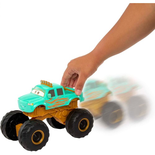Mattel Disney and Pixars Cars Toys, On The Road Circus Stunt Ivy Vehicle, Jumping Monster Truck Inspired by Disney HMD76 1947351