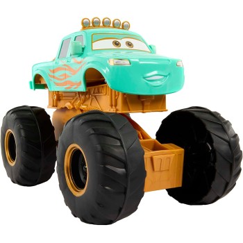 Mattel Disney and Pixars Cars Toys, On The Road Circus Stunt Ivy Vehicle, Jumping Monster Truck Inspired by Disney HMD76 1947351