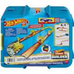Mattel Hot Wheels Track Set With 1 Car, 12 Boosting Components, Stackable Toy Storage Box, Lightning-themed Builder HNN38 / HMC0