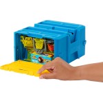 Mattel Hot Wheels Track Set With 1 Car, 12 Boosting Components, Stackable Toy Storage Box, Lightning-themed Builder HNN38 / HMC0