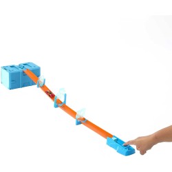 Mattel Hot Wheels Track Set With 1 Car, Ice-themed Building 10 Pieces in a Modular and Stackable Storage Box HNJ66 / HKX40 19473