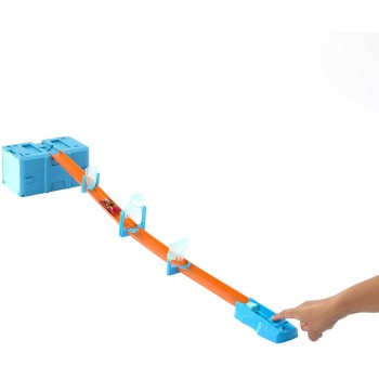 Mattel Hot Wheels Track Βασικά Σετ Ice-themed Building 10 Pieces in a Modular and Stackable Storage Box HNJ66 / HKX40 1947351096