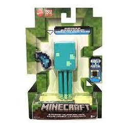 Mattel  Minecraft Φιγούρες 8Εκ Glow Squid GTP08 / HLB16 194735111176