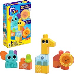 MEGA Blocks Sensory Line - Elephant, Giraffe and Lion HKN42 194735105038