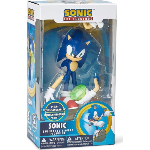 Gama Brands Sonic The Hedgehog Buildable Figures Sonic 10504129 787790989868
