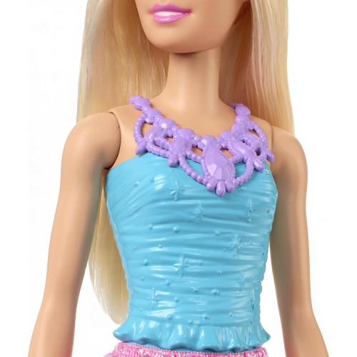 Mattel Barbie Πριγκιπικό Φόρεμα Ροζ Φούστα HGR00 / HGR01 194735055784