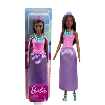 Mattel Barbie Πριγκιπικό Φόρεμα Μωβ Φούστα HGR00 / HGR02 194735055777