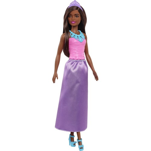 Mattel Barbie Πριγκιπικό Φόρεμα Μωβ Φούστα HGR00 / HGR02 194735055777