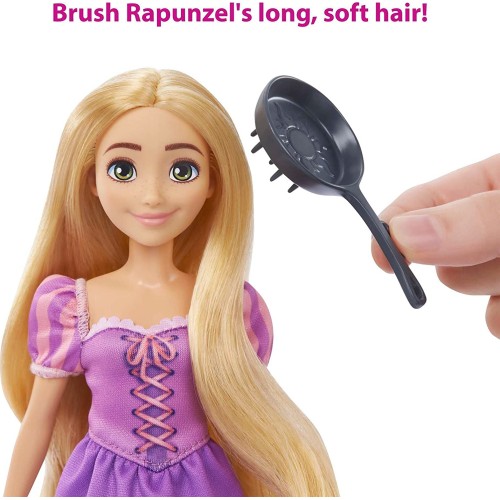 Mattel Disney Princess Toys, Rapunzel Doll With Maximus Horse, Pascal Figure HLW23 194735120468