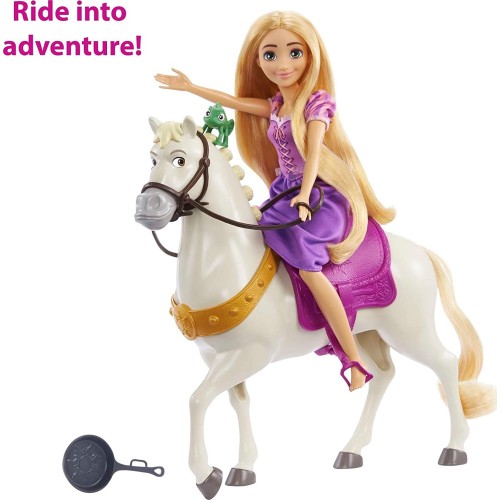 Mattel Disney Princess Toys, Rapunzel και Maximus Άλογο HLW23 194735120468