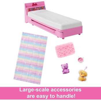 Mattel Barbie Bedtime Η Πρώτη Μου Barbie- Σετ Υπνοδωμάτιο HMM64 194735131624