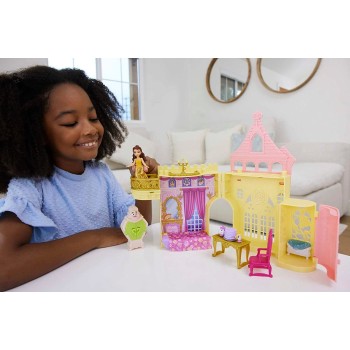 Mattel Disney Princess Μινι Κούκλες- Το Παλάτι Της Πεντάμορφης HLW94 194735121090