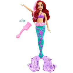 Mattel Disney Princess Toys, Ariel Mermaid Doll With Color-Change Hair And Tail HLW00 194735120239