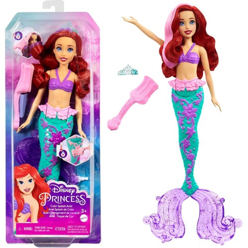 Mattel Disney Princess- Αριέλ Color Change HLW00 194735120239