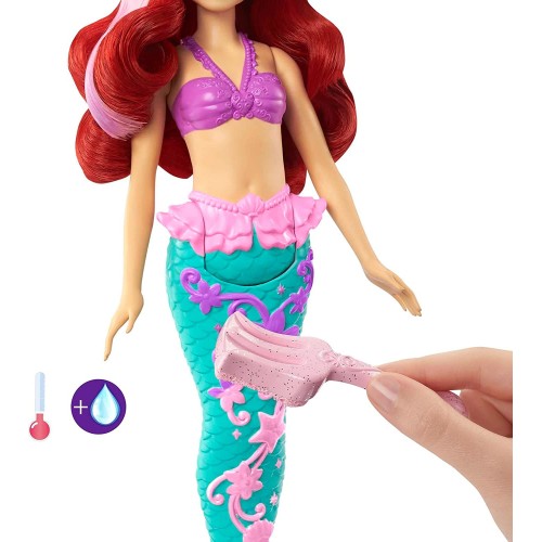 Mattel Disney Princess- Αριέλ Color Change HLW00 194735120239