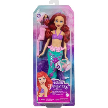 Mattel Disney Princess- Αριέλ Color Change HLW00 194735120239