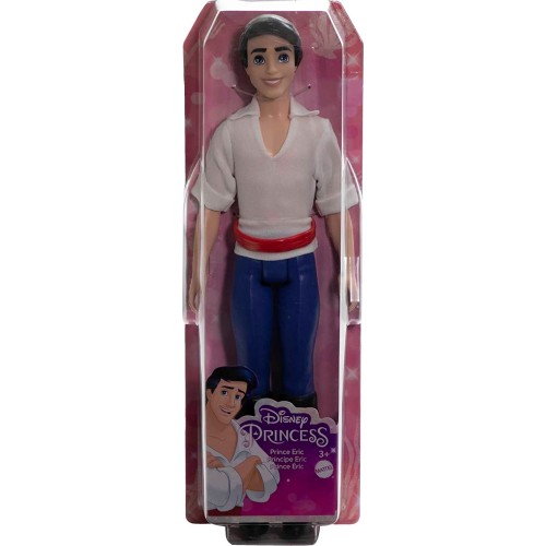 Mattel Disney Princess Toys, Posable Prince Eric Fashion Doll In Signature Look HLV96 / HLV97 194735120147