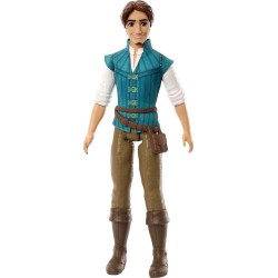 Mattel Disney Princess Toys, Posable Flynn Rider Fashion Doll In Signature Look HLV96 / HLV98 194735120185