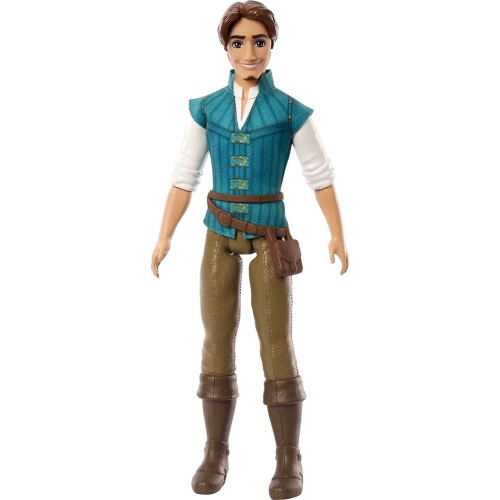 Mattel Disney Princess Toys, Posable Flynn Rider Fashion Doll In Signature Look HLV96 / HLV98 194735120185