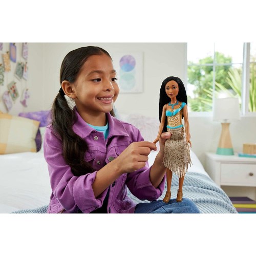 Mattel Disney Princess Dolls Ποκαχόντας Βασικές Κούκλες HLW02 / HLW07 194735120369
