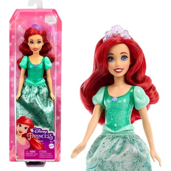 Mattel Disney Princess Dolls Άριελ Βασική Κούκλα HLW02 / HLW10 194735120338