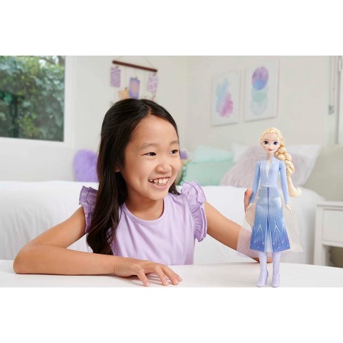 Mattel Disney Frozen Toys, Elsa Fashion Doll With Signature Clothing And Accessories HLW46 / HLW48 194735120796