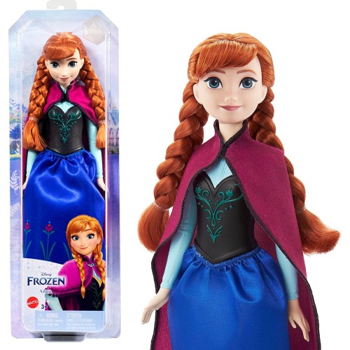 Mattel Disney Frozen Toys, Άννα Βασική Κούκλα HLW46 / HLW49 194735120734