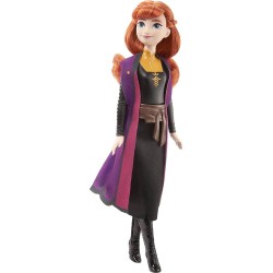 Mattel Disney Frozen Toys, Anna Fashion Doll With Signature Clothing And Accessories HLW46 / HLW50 194735120840