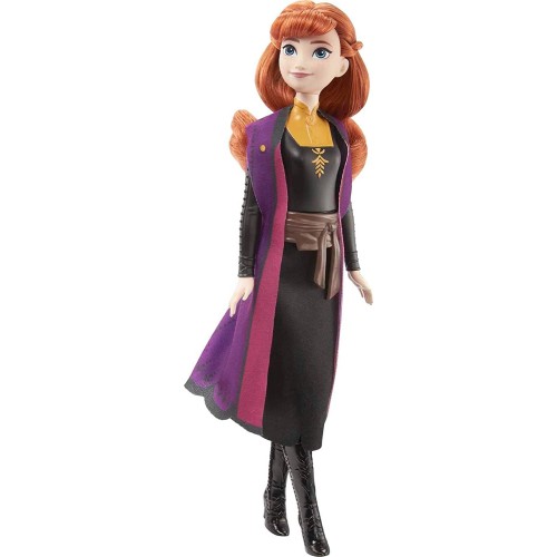 Mattel Disney Frozen Toys, Anna Fashion Doll With Signature Clothing And Accessories HLW46 / HLW50 194735120840