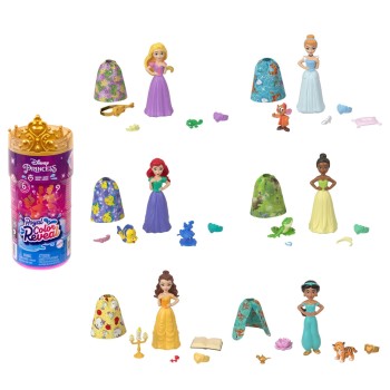 Mattel Disney Princess Mini Dolls Color Reveal HMB69 194735123759