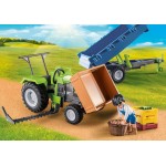 Playmobil Country Αγροτικό Τρακτέρ Με Καρότσα 71249 4008789712493