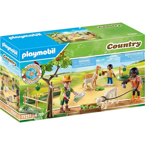 Playmobil Country Βόλτα Στην Εξοχή Με Τα Αλπακά 71251 4008789712516