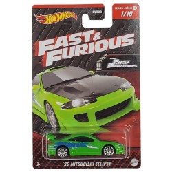 Mattel Hot Wheels Fast And Furious 1995 Mitsubishi Eclipse HNR88 / HNR91 194735148905