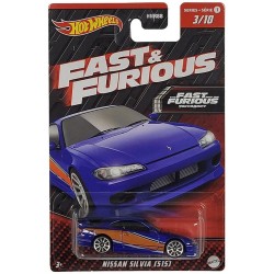 Mattel Hot Wheels Fast And Furious Nissan Silvia 515 HNR88 / HNR93 194735148707