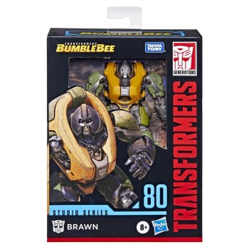 Hasbro Transformers Toys Studio Series 80 Deluxe Class Bumblebee Brawn 11 Cm E0701 / F3172 5010993979295