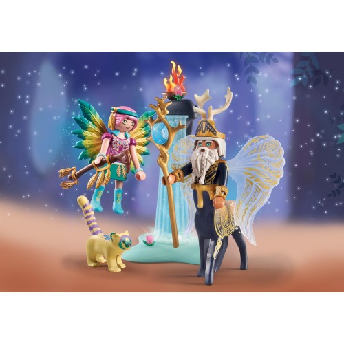 Playmobil Ayuma Abjatus With Knight Fairy Hildi 71235 4008789712356