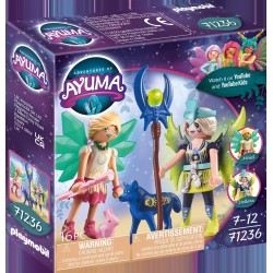 Playmobil Ayuma Crystal And Moon Fairy With Soul Animals 71236 4008789712363
