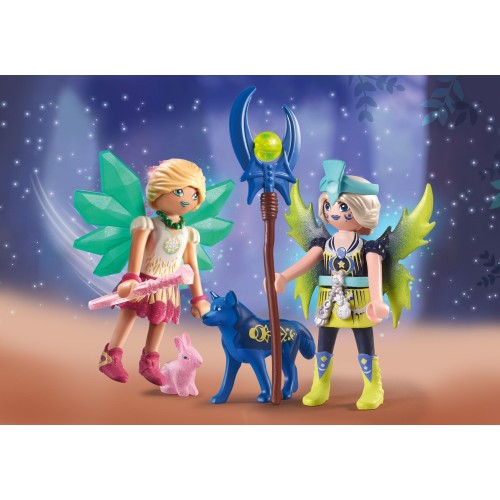 Playmobil Ayuma Crystal And Moon Fairy With Soul Animals 71236 4008789712363