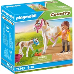 Playmobil Country Horse With Foal 71243 4008789712431