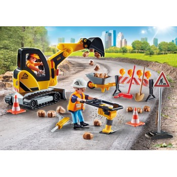 Playmobil City Action Εργασίες Οδοποιίας 71045 4008789710451